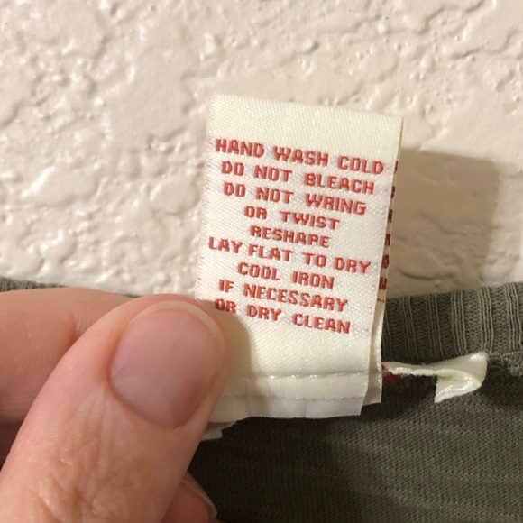 Sundance Summer Tank Top Midi Cotton Dress in Olive Green - Size XL - Picture 5 of 7